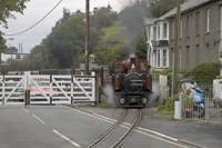 DLG approaches Penrhyn Crossing - a timeless scene