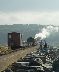 Classic FR outline - the mixed trains departs across the Cob